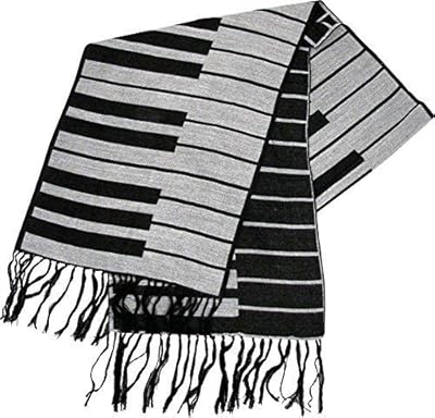 Gift House Music Keyboard Scarf (Cashmere Like) 12