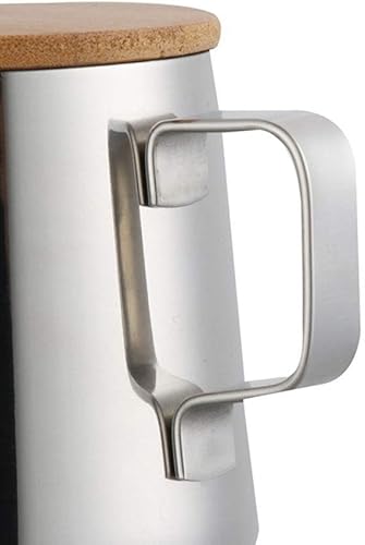 Miniatura 3 de Hervidor de café con cuello de cisne de acero inoxidable de 12 oz11.8 fl oz, cafetera de boquilla larga y estrecha hervidor de goteo de mano para