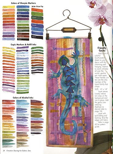 Creative Dyeing for Fabric Arts with Markers & Alcohol Inks: Dye Scarves, Wearables, ATCs, Postcards, Quilts and Stitched Collages (Design Originals) - Image 6