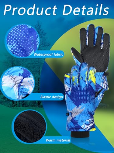 Guantes de esquí para niños que mantienen las manos secas y abrigadas 5