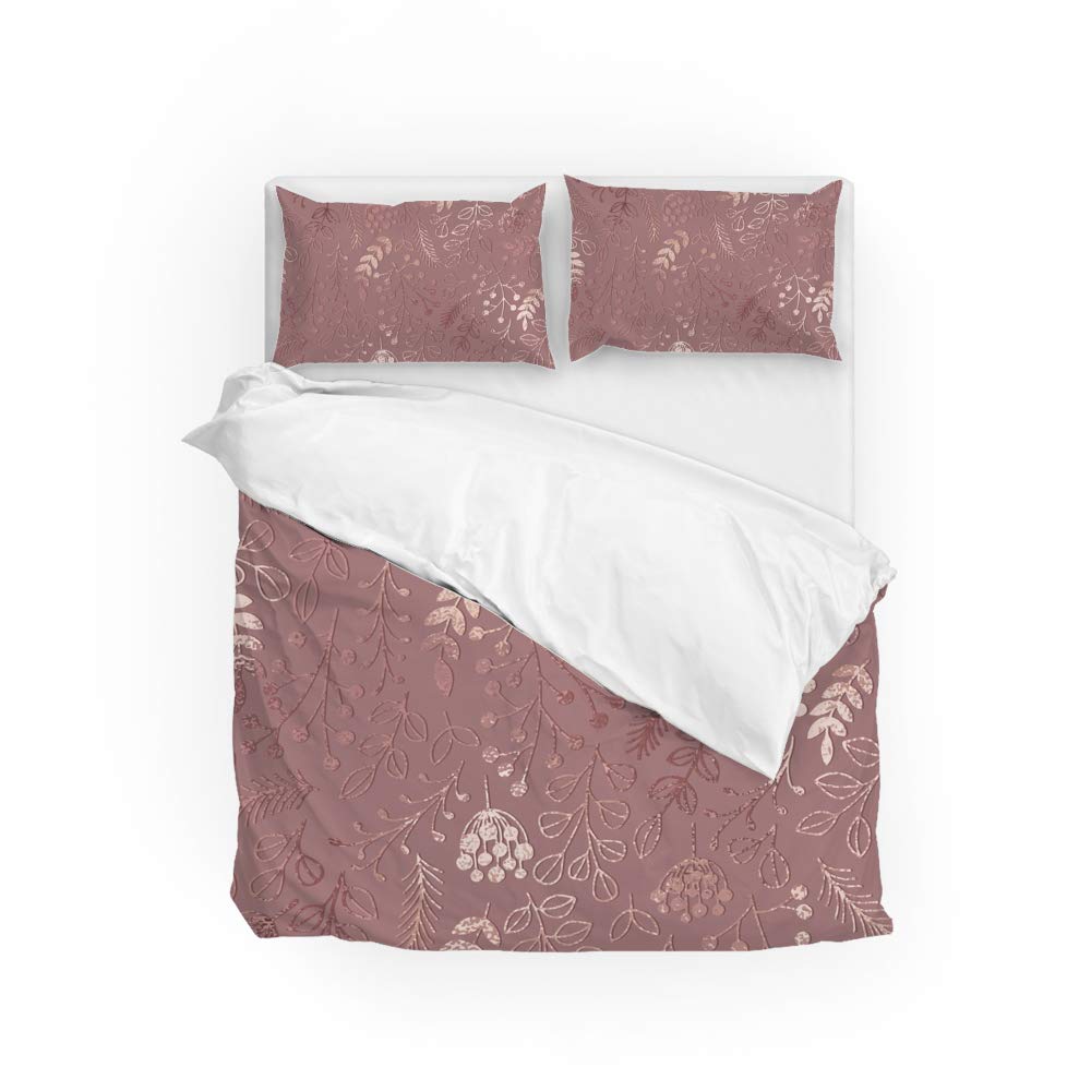 Housse de couette ultra douce rouge anti-décoloration et facile d'entretien