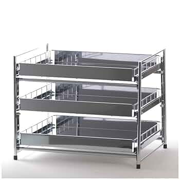 ステンレス製3段収納引き出しユニット Amazon.co.jp: 大竹産業 シンク