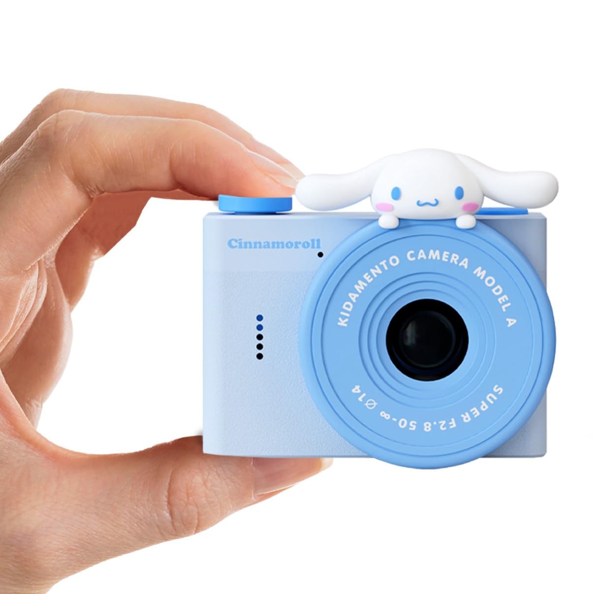 Cinnamoroll Mini Kids Digital Camera & Video Camcorder by Kidamento, 32GB Memory Card, Adjustable Soft Strap Lanyard, Scavenger Hunt Momento Book - Model A Cinnamoroll