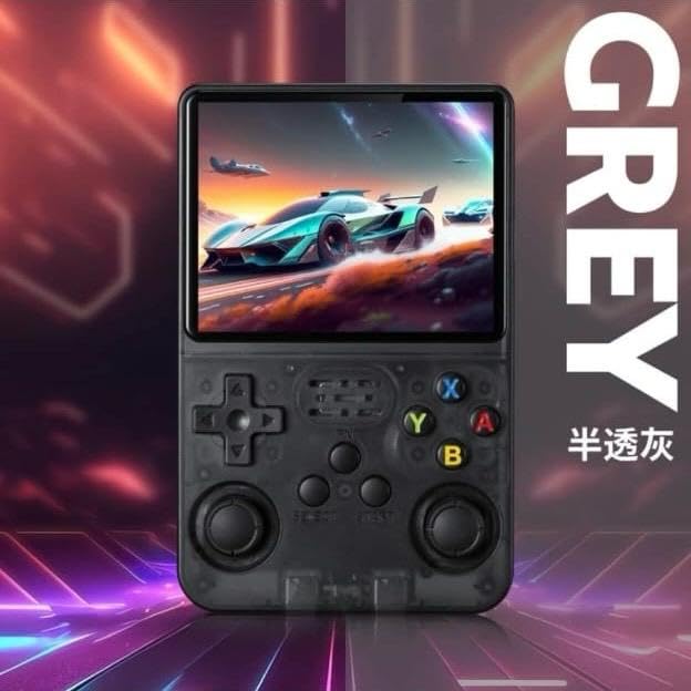 WBD X-Ninja R36S Retro 64GB Transparent Black Video Game Console Mini Handheld Gameboy Built in 15000+ Classic Games + PSP Games 3 51E VWQTWdL