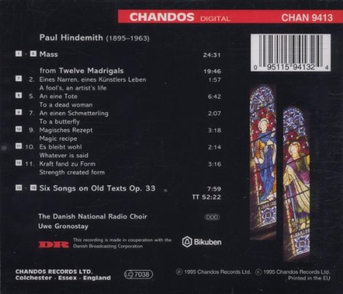 Miniatura 2 de Mass Six Songs on Old Texts Madrigals