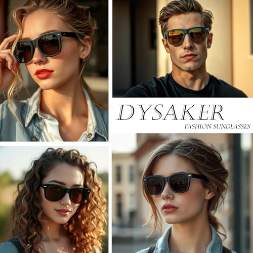 Sunglasses Men, Square Polarized Sunglasses for Mens & Womens, Trendy Retro Sun Glasses Driving Fishing UV Protection2
