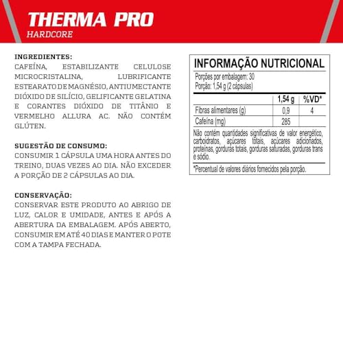 Integralmédica - Termogênico Therma Pro Hardcore - 120 Cápsulas