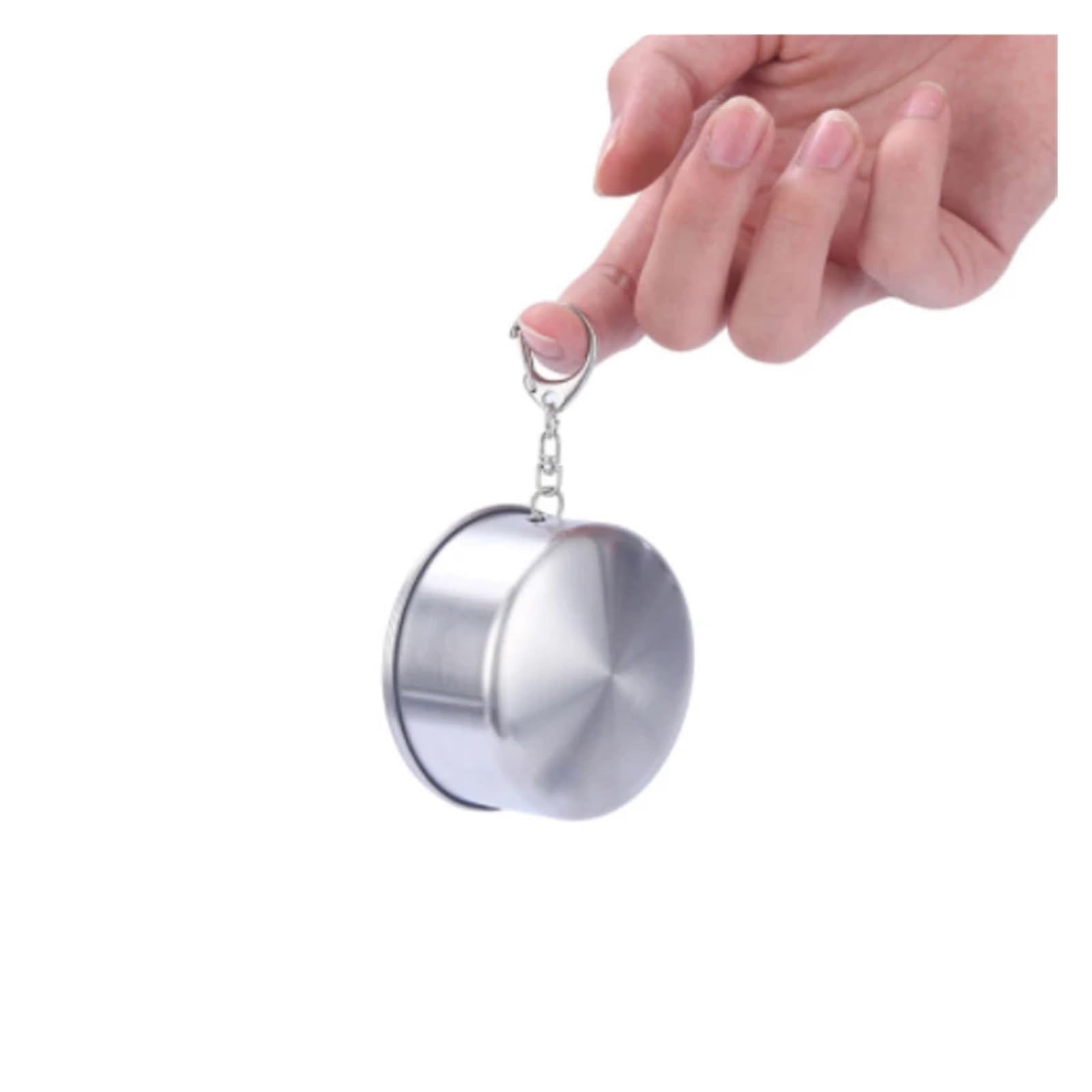 Bicchiere Acciaio Inox Pieghevole Tazza pieghevole in acciaio inossidabile | Tazza da caffè pieghevole portatile da viaggio all'aperto