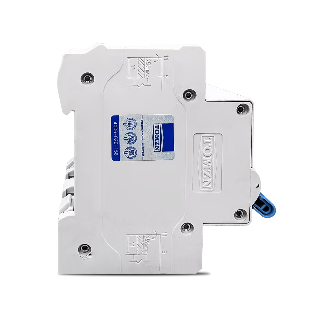 Interruttore Magnetotermico Interruttore Automatico di trasferimento Manuale a Doppia Alimentazione MTS 2P Plus DC MCB(63A)