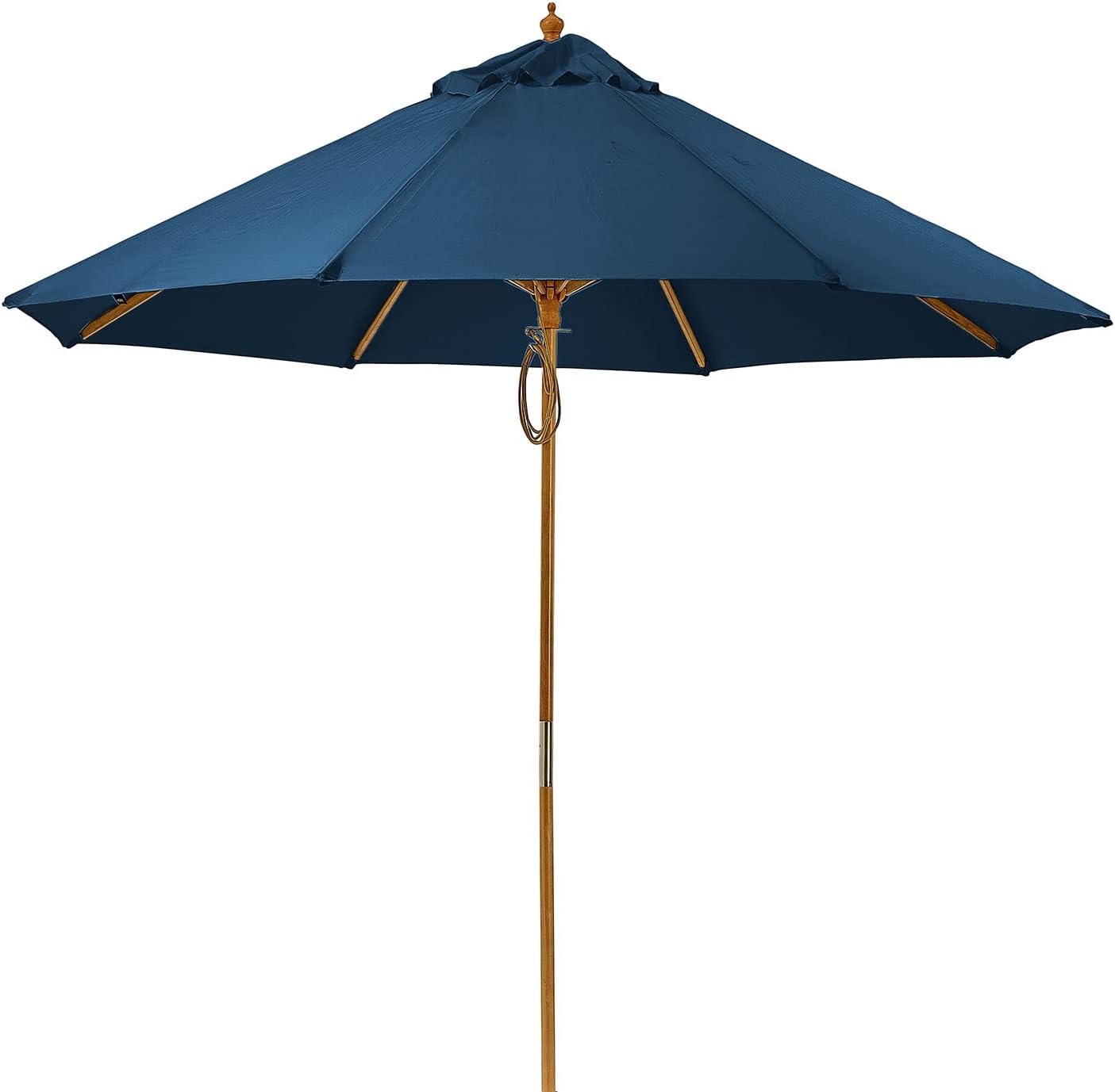 Nova Dominica Wooden Garden Parasol 3m Round 50+ UV Rating