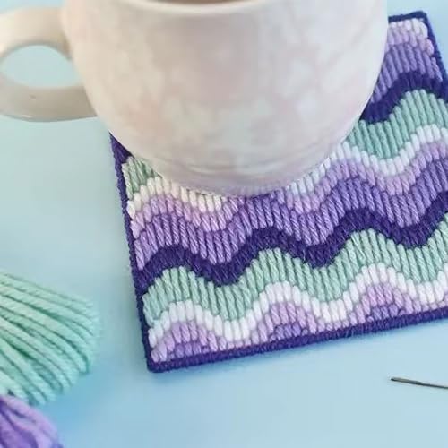 Image of 3 Pcs 7 Count Plastic Canvas, 10.3in x 13.2in Plastic Canvas Sheets, Eye Mesh for Embroidery, Knit Crochet Projects, DIY Handicraft, Make Dividers