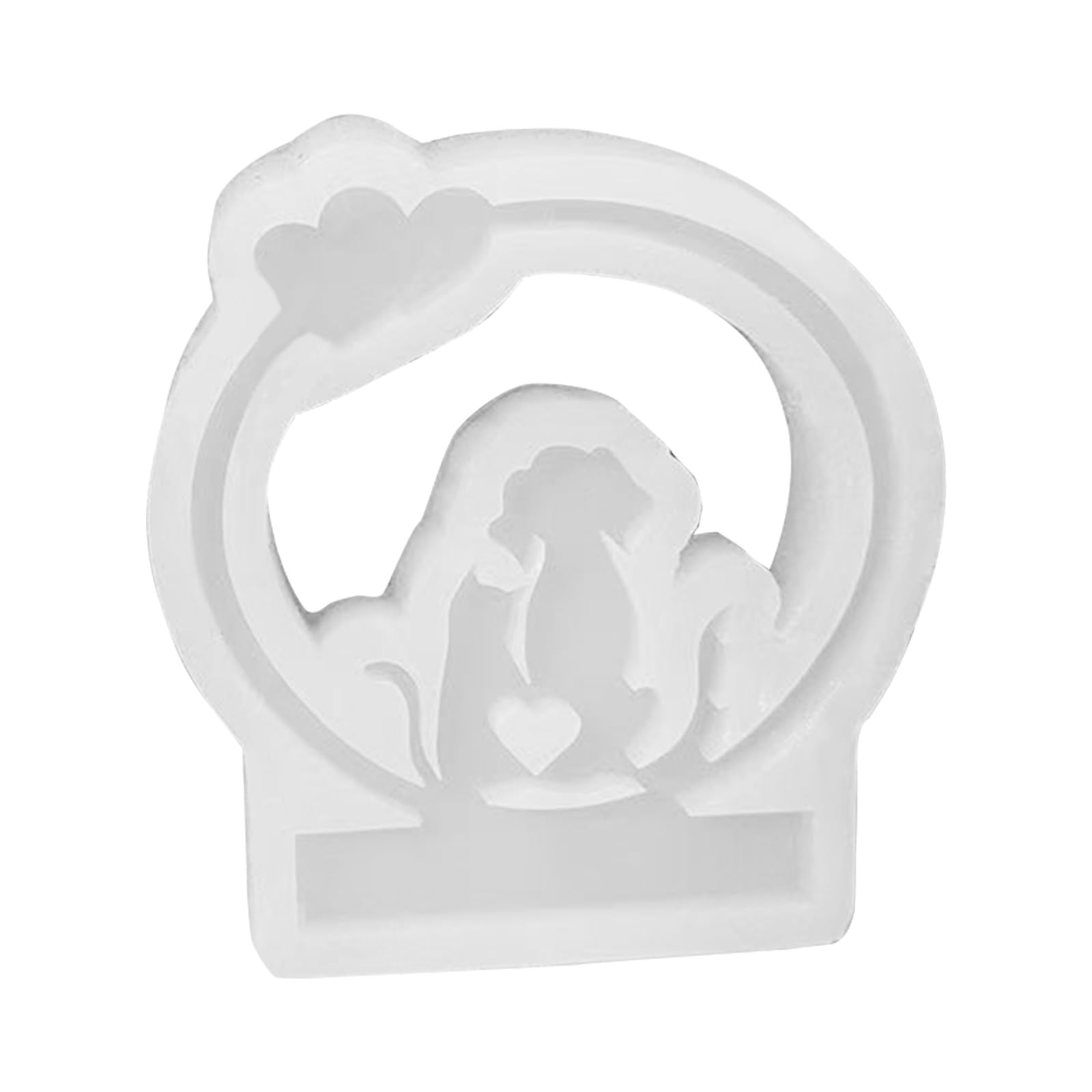 XuQiZZpp Wreath Silicones Molds Tealight Base Resins Molds for Epoxy Resin Silicone Mold