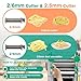 Newhai Commercial Electric Pasta Maker 2-in-1 Automatic Noodle Machine Thickness Adjustable 2mm 6mm Noodle Heavy Duty Dough Roller Pressing Machine, 750W