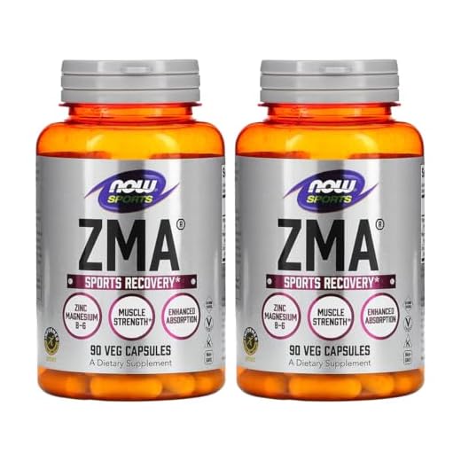 Now Foods ZMA Zinco Magnésio 800mg 90Caps 2 unidades Produto Importado