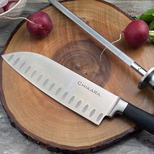 Ginsu Gourmet Chikara Series Forged 420J Japanese Stainless Steel 7-Inch Santoku Knife, 07141Ds #TOP3
