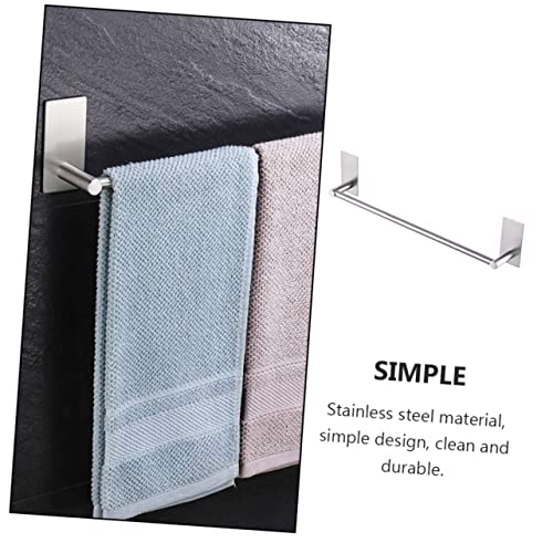Porte-serviettes cuisine sans perçage support inox mural
