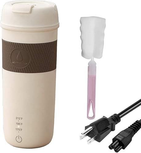 Hervidor eléctrico de viaje portátil de 118fl oz mini taza eléctrica inteligente 212195175 opcional aislamiento de larga duración de 12 horas taza