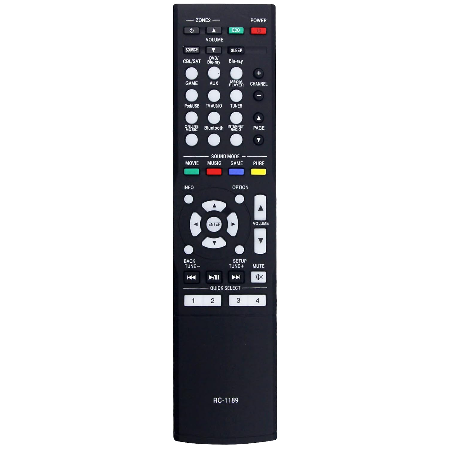 Amazon | RC-1189 リモコン交換用 Denon AVレシーバー VR-S700 AVR 
