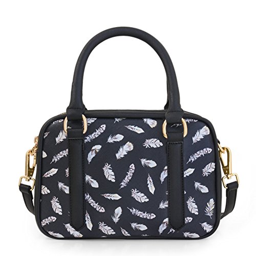 Sac à main plume bandoulière et petit paquet carré pour femme moderne