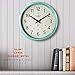 YAVIS Countryside Style Metal Wall Clock, Retro Vintage Wall Clock, Non Ticking Silent, Easy to Read for Living Room/Kitchen/Bedroom/Office 12.4