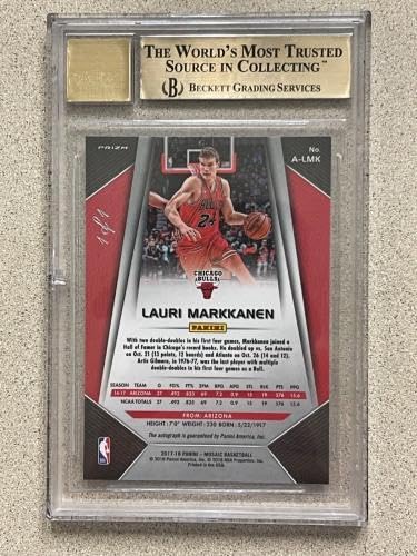 Amazon.com: Topps 2017-18 Lauri Markkanen RC Rookie Prizm Mosaic 