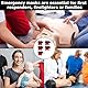 6 Stück Beatmungstuch,Beatmungsmaske Schlüsselanhänger,Beatmungsmaske,Beatmungsmaske Erste Hilfe,Mund Zu Mund Beatmung Schutz,Fur Die Erste-Hilfe-Ausbildung,Erste Hilfe Oder Aed Training