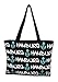 Produktbild Robin Ruth Canvas Schultertasche Hamburg in schwarz/weiß (Maße: LxHxT 36x28x11cm)