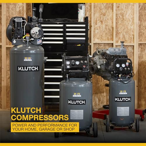 Klutch 60-Gallon 3.7 HP Air Compressor