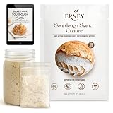 ERNEY Dehydrated Sourdough Starter for Bread Making - Perfect Rise Sourdough Bread Flour with Instruction...