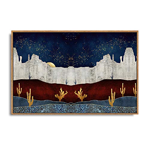 SIGNFORD Framed Canvas Home Artwork Decoration Abstract Mountain Nature Scenery Canvas Wall Art