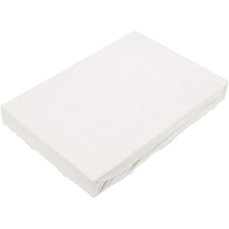 Drap-housse En Jersey Coton - Taille 90-100 X 200 Cm, Jaune - Qualité Supérieure 140 G/m², Bord Élastique, Ökotex - 11