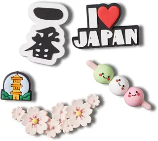 [Crocs] [クロックス] ジビッツチャーム 日本 桜 5 パック 10014825 メンズ レディース ジュニア