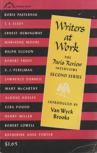Writers at Work, Second Series: the Paris Revie... B001DOLXM6 Book Cover