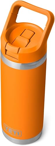 Miniatura 5 de YETI Rambler - Botella de 18 onzas, aislada al vacío, de acero inoxidable con tapa con pajilla, cangrejo rey