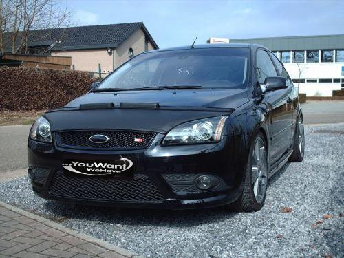 AUTO-STYLE 901456C Bonnet Protector compatible with Volkswagen Transporter T4 1990-2003, Black