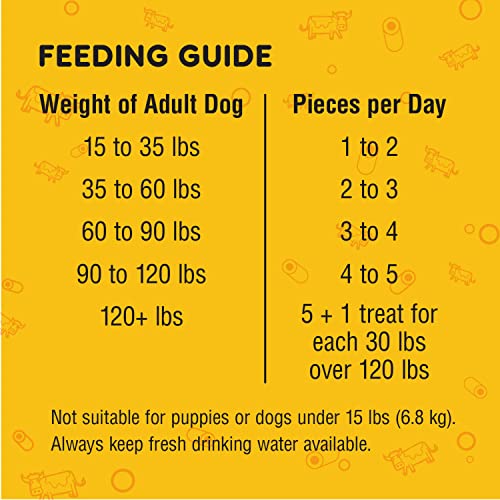 Image of Pedigree MARROBONE Dog Treats Real Beef Flavor Crunchy Dog Biscuit, 6 lb. Pack (Pack of 2)