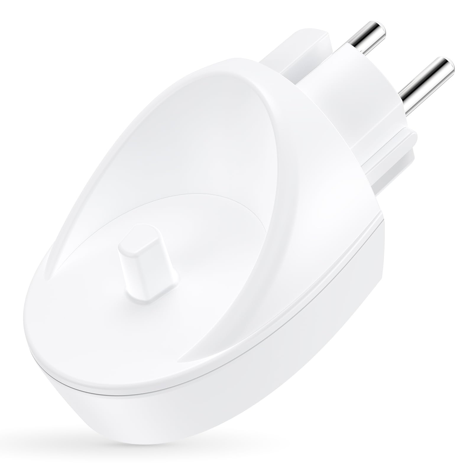 Ladegerät für Oral B Ladestation Steckdose, Kabelloses Ladegerät Zahnbürste Kompatibel mit Braun Oral B iO6, iO5, iO4, iO3, Pro 3000, 2500, 1000, Genius X, Vitality, Wandladegerät 2 Pin EU