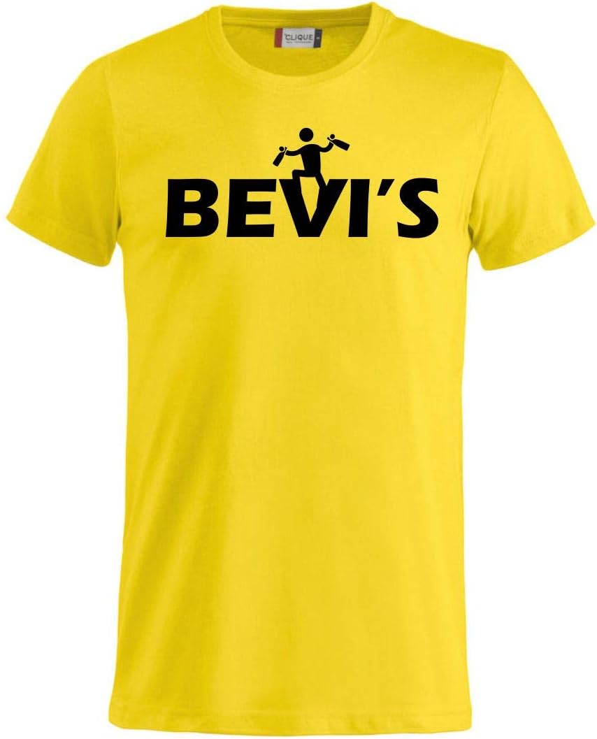 T-Shirt Uomo Bevi's Personalizzata Con Scritte Simpatiche - Maglietta Umoristica In Cotone - Disponibile Da XS A 4XL - 5