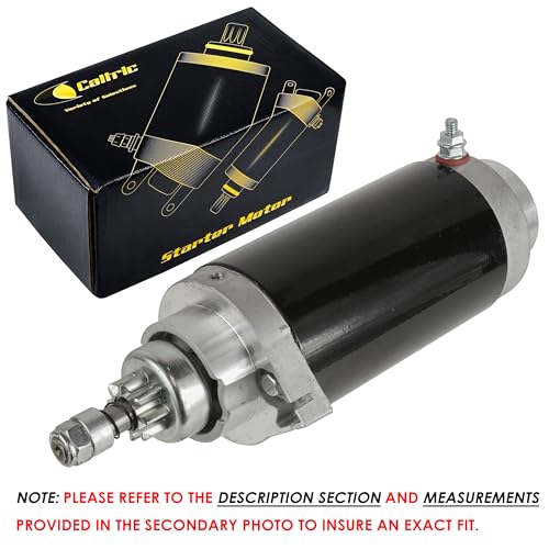 Caltric Starter Compatible with Mercury 125 125Hp 125Elpto 125Elpto Saltwater 1.9L 1994-2004 Marine New miniatura 3