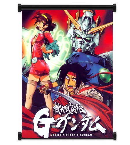 Amazon.com: Mobile Fighter G Gundam Anime Fabric Wall Scroll