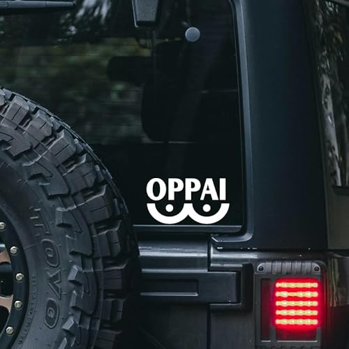 5in One Punch Man Saitama Oppai Vinyl Sticker for Trucks, Cars, laptops, & More.