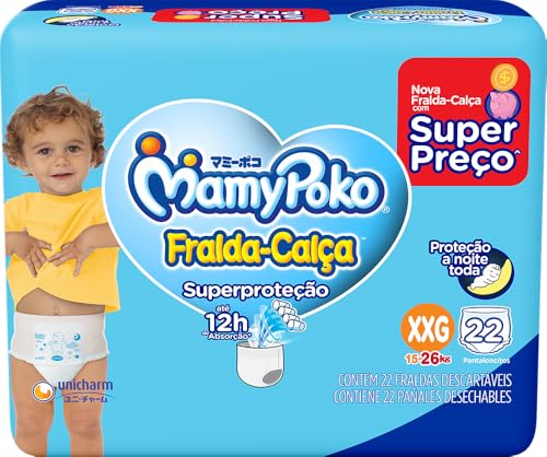 MamyPoko Fralda-Calça Superproteção XXG 22 Unidades