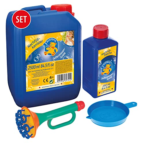 PUSTEFIX Seifenblasen Set – 20x 70 Ml Klassik, Made In Germany, Für Partys & Events