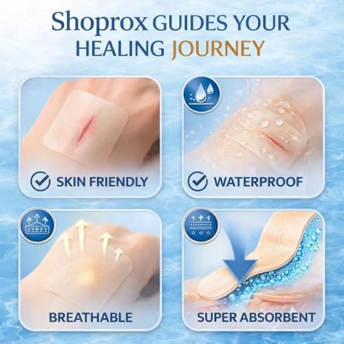 Image of Hydrocolloid Dressing Roll for Blisters, Burns & Acne, Waterproof Cut-to-Size Pimple Patch Roll, Medical Grade Wound Care Bandage for Heel Blister Protection & Skin Healing [ 5cm x 16 Feet ]