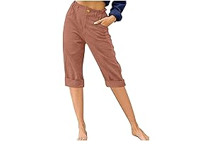 LRMQS: High-Fashion Casual Olivia Freda Capri Pants