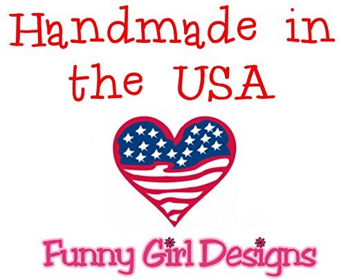 Funny Girl Designs Baby Girls Embroidered Pink Cotton Hat Keepsake with Glitter Center Hot Pink Bow Personalized with Name of Your Choice