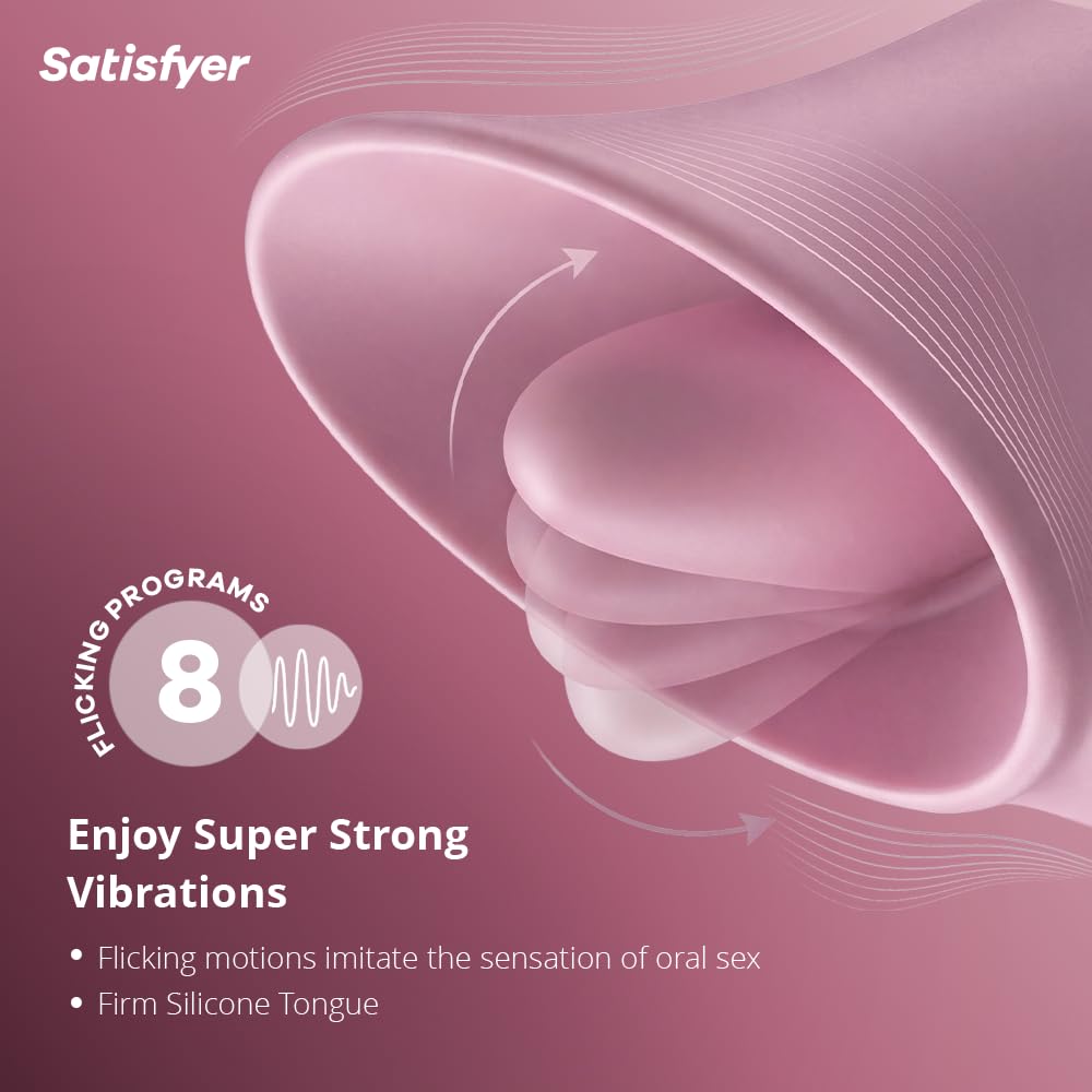 Satisfyer Tongue Player Vibromasseur | Sex toys | Étanche (IPX7)