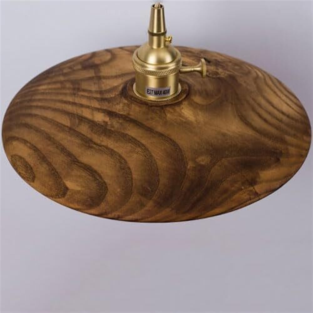 Applique da Parete per Interni Regolabili in Ottone Lampade da Parete Moderne in Legno Massello con Interruttore On/off Lampada da Parete retrò Vintage E27 in Legno di Frassino Alluminio
