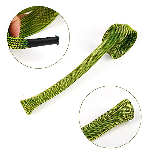 12Pcs Rod Sock Fishing Rod Sleeve Rod Cover Braided Mesh Rod Protector Pole Gloves Fishing Tools. Flat or Pointed End… - Image 7