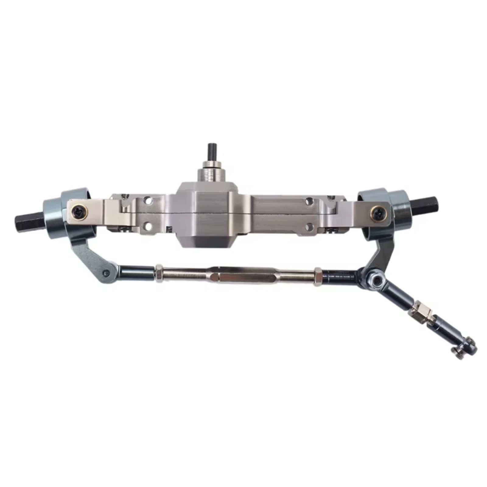 Compatible con WPL C14 C24 C34 C44 B14 B24 1/16 RC Camión Coche Piezas De Actualización Accesorios 5X Caja Engranajes Eje Puente Delantero Trasero Metal Piezas